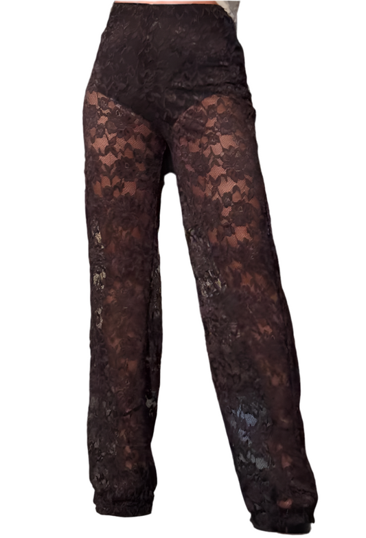 Lace pants